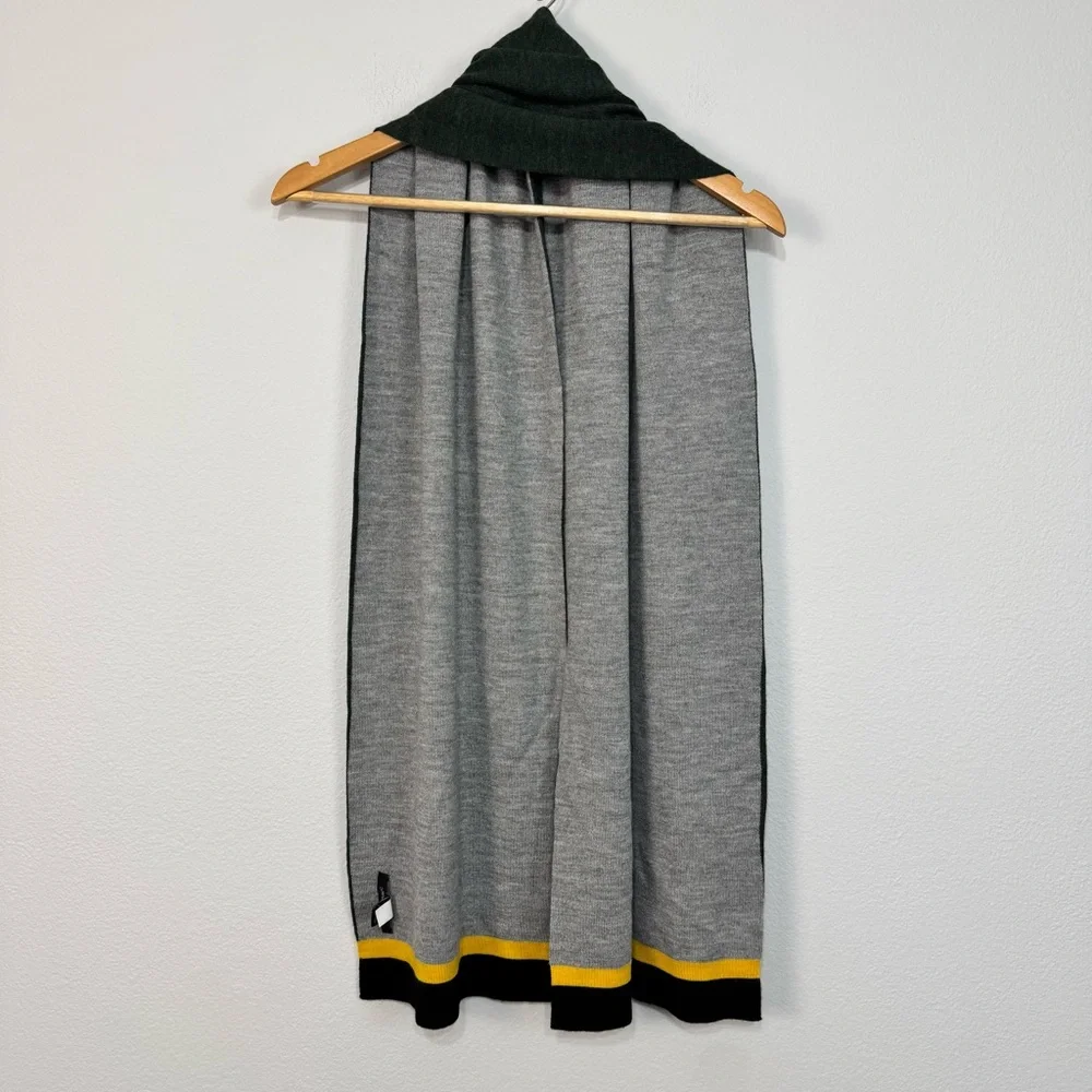 Banana Republic Green Gray Wool Blend Men’s‎ Rectangle Winter Scarf